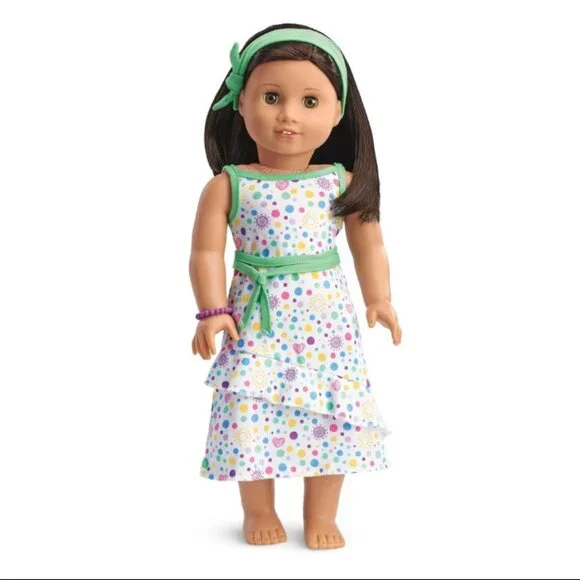 American Girl Spring Dress & Headband (2016 PWP, Retired) 🌸✨ - Picture 1 of 4